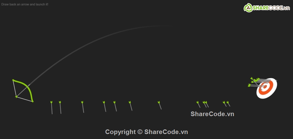 games,javascript game,code javascript hay,Game Bắn Cung Javascrip,Game Bắn Cung